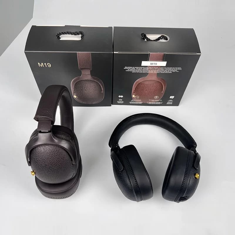 Tai nghe Bluetooth chụp tai phong cách Retro, stereo không dây kèm mic
