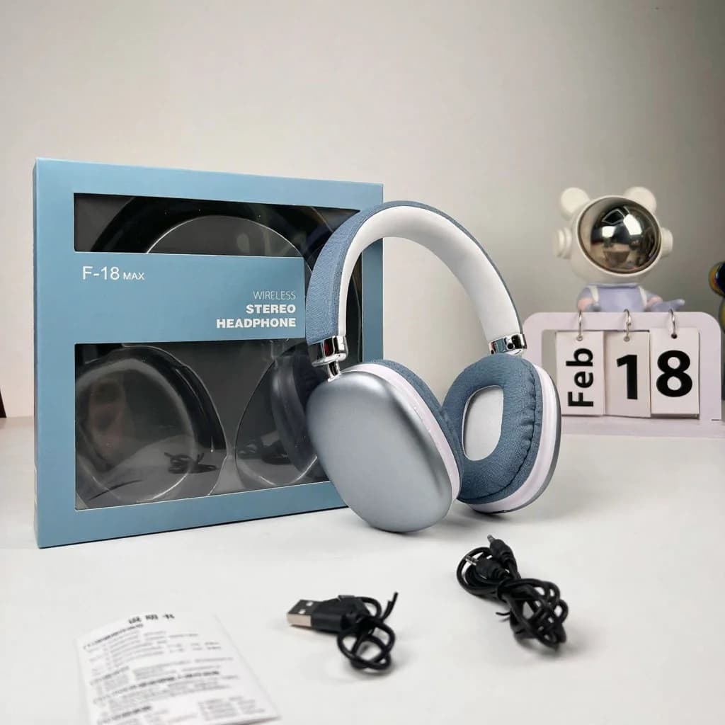 Tai nghe chụp tai không dây Bluetooth 5.4, pin lâu