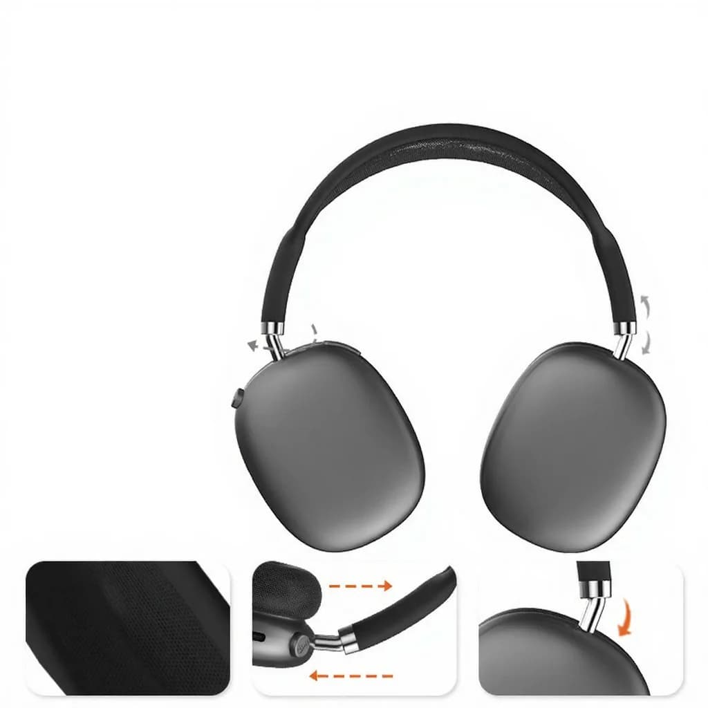 Tai nghe Bluetooth không dây có Radio FM và khe thẻ TF