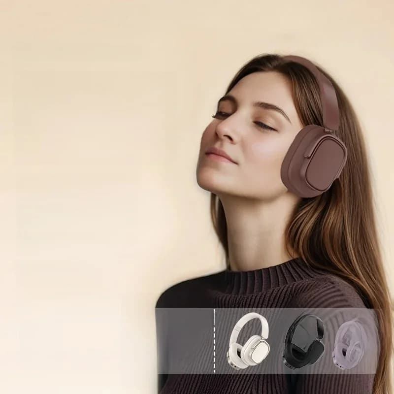 Tai nghe Bluetooth chụp tai Retro chống ồn chủ động