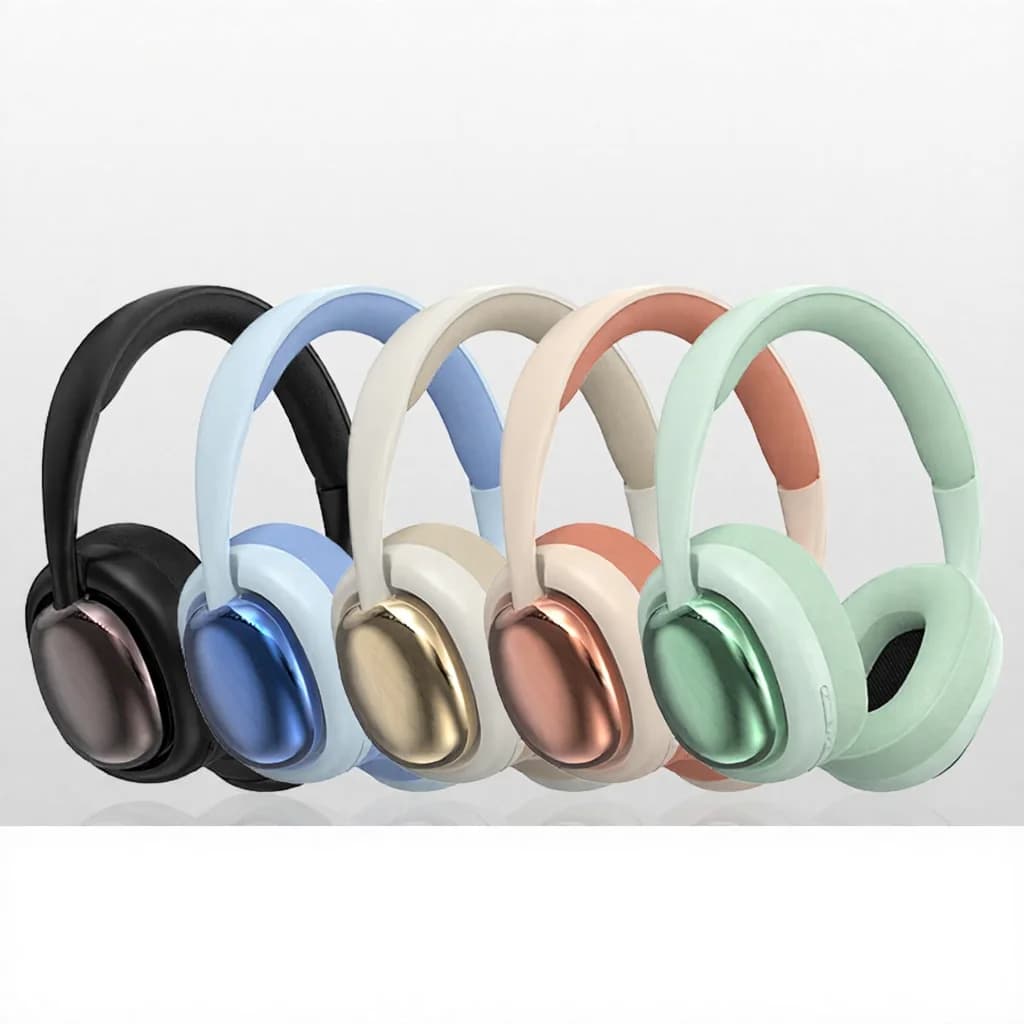 Tai nghe chụp tai không dây Bluetooth 5.3, pin lâu