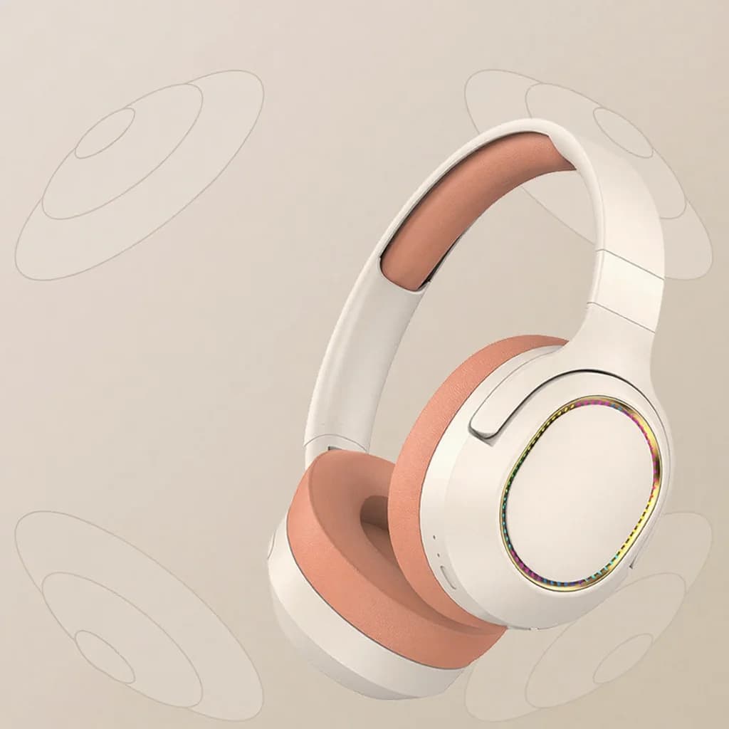 Tai nghe Gaming RGB không dây Bluetooth chụp tai Stereo