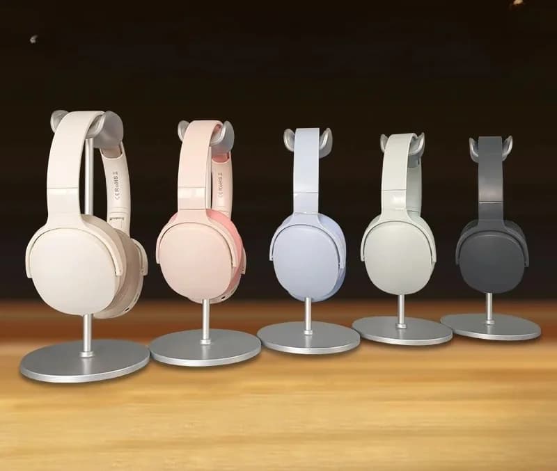 Tai nghe Bluetooth không dây chụp tai với radio FM và khe thẻ TF