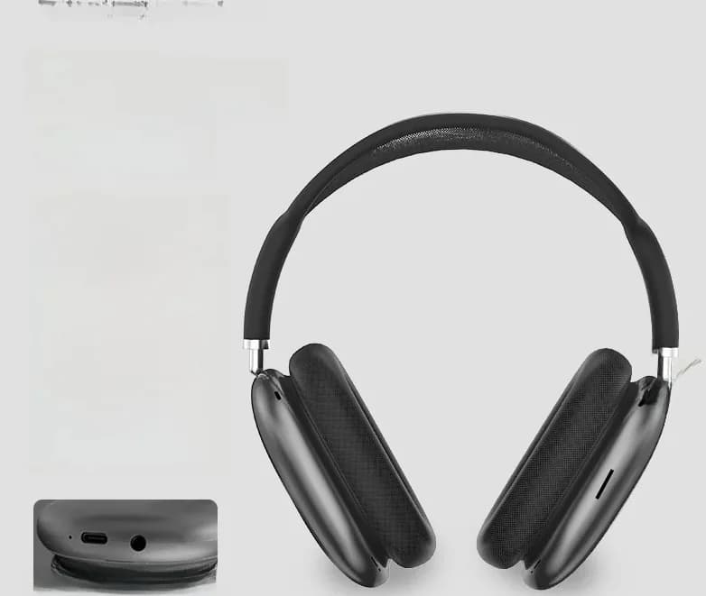 Tai nghe chụp tai Bluetooth 5.4, núm xoay, đài FM