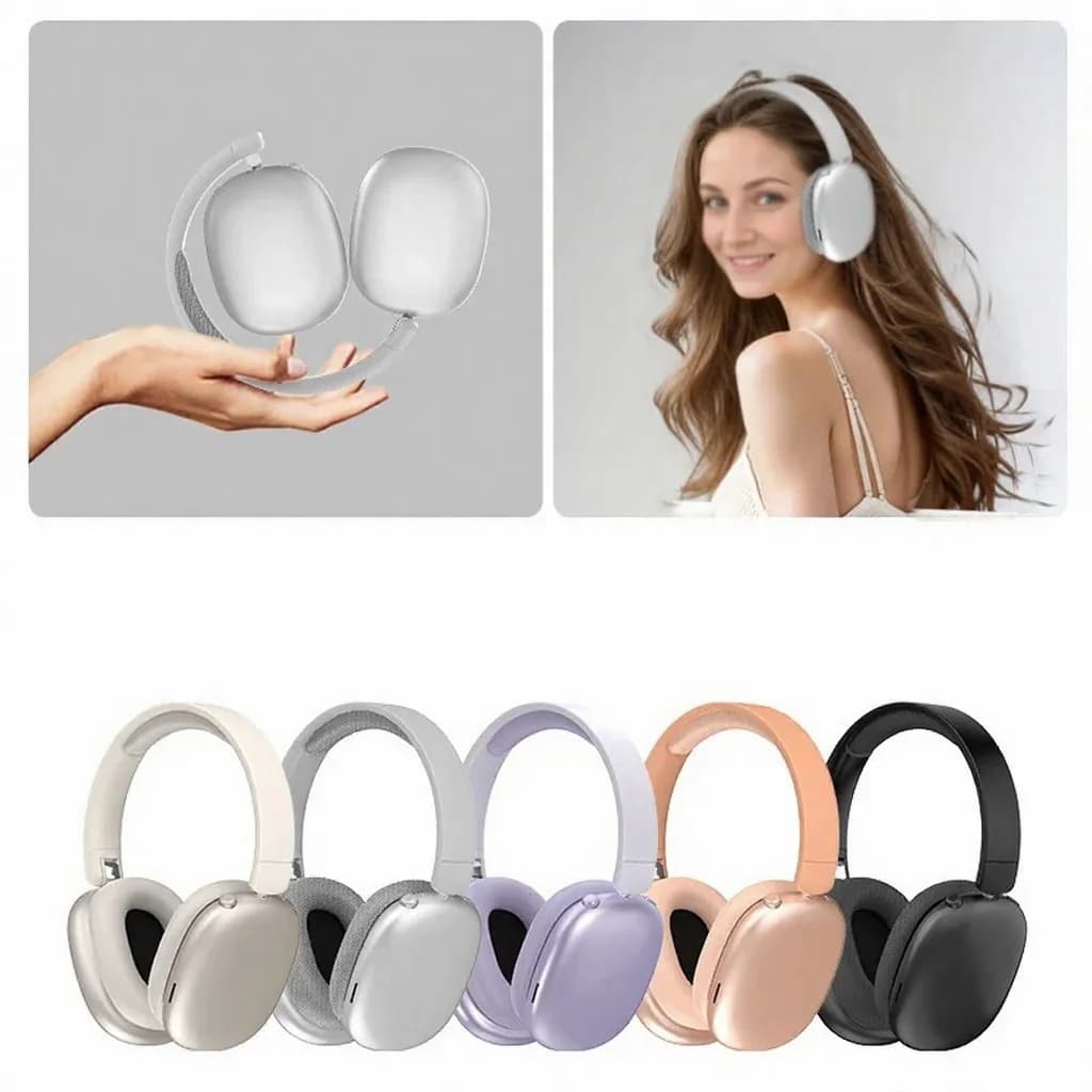 Tai nghe Bluetooth không dây chụp tai, Radio FM, khe thẻ TF