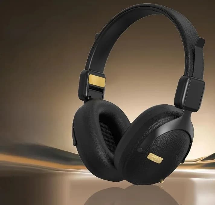Tai nghe chụp tai không dây phong cách Retro, Bluetooth 5.4, pin lâu