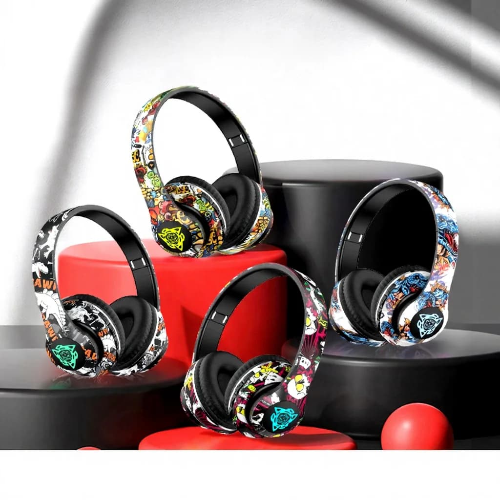 Tai nghe Bluetooth không dây chụp tai có Mic, Loa 40mm, Pin 350mAh