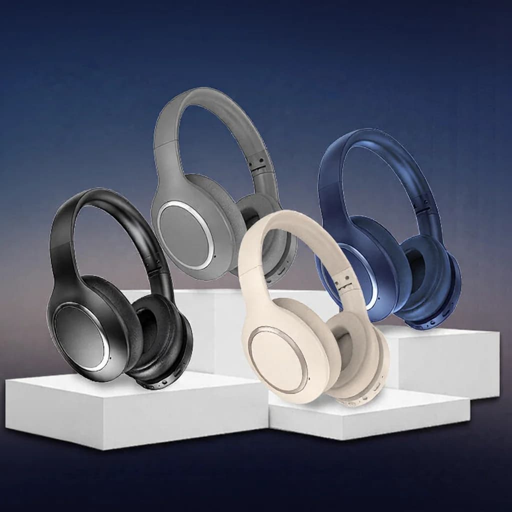 Tai nghe Bluetooth chụp tai chống ồn chủ động, pin lâu
