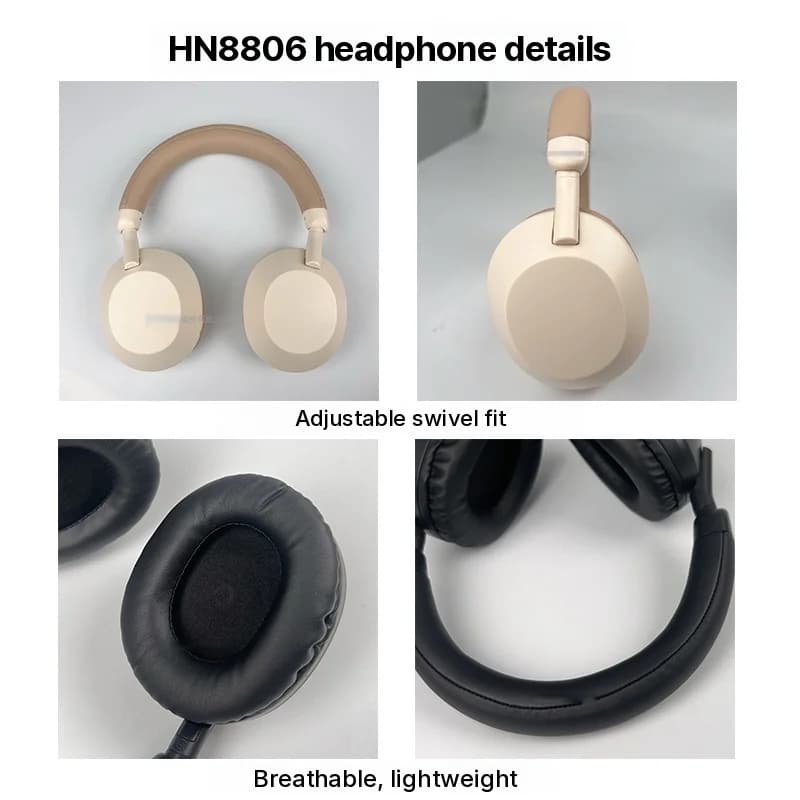 Tai nghe Bluetooth chụp tai không dây, bass sâu, có mic