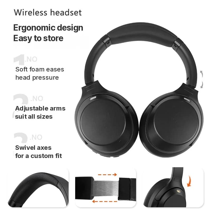 Tai nghe Bluetooth chụp tai không dây chống ồn chủ động