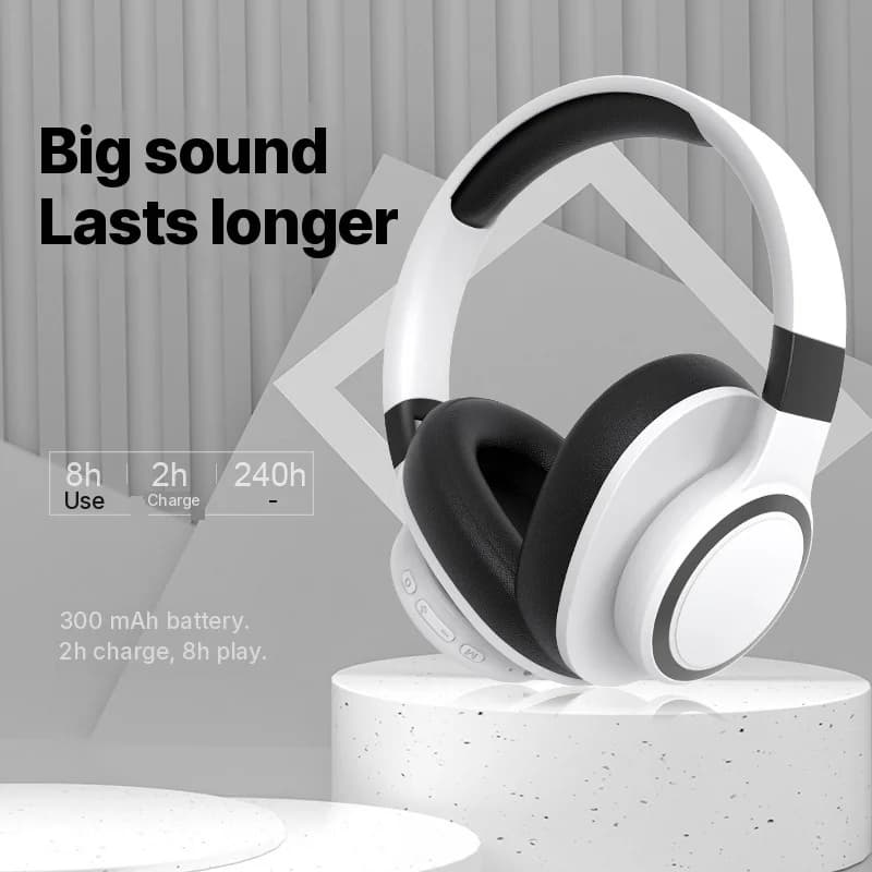 Tai nghe Bluetooth chụp tai có Radio FM và khe thẻ TF