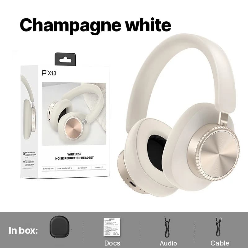 Tai nghe Bluetooth chụp tai không dây chống ồn, kèm hộp đựng