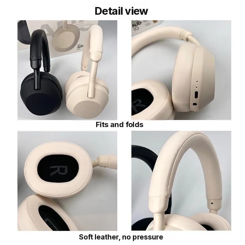 Tai nghe Bluetooth chụp tai không dây chống ồn chủ động Stereo