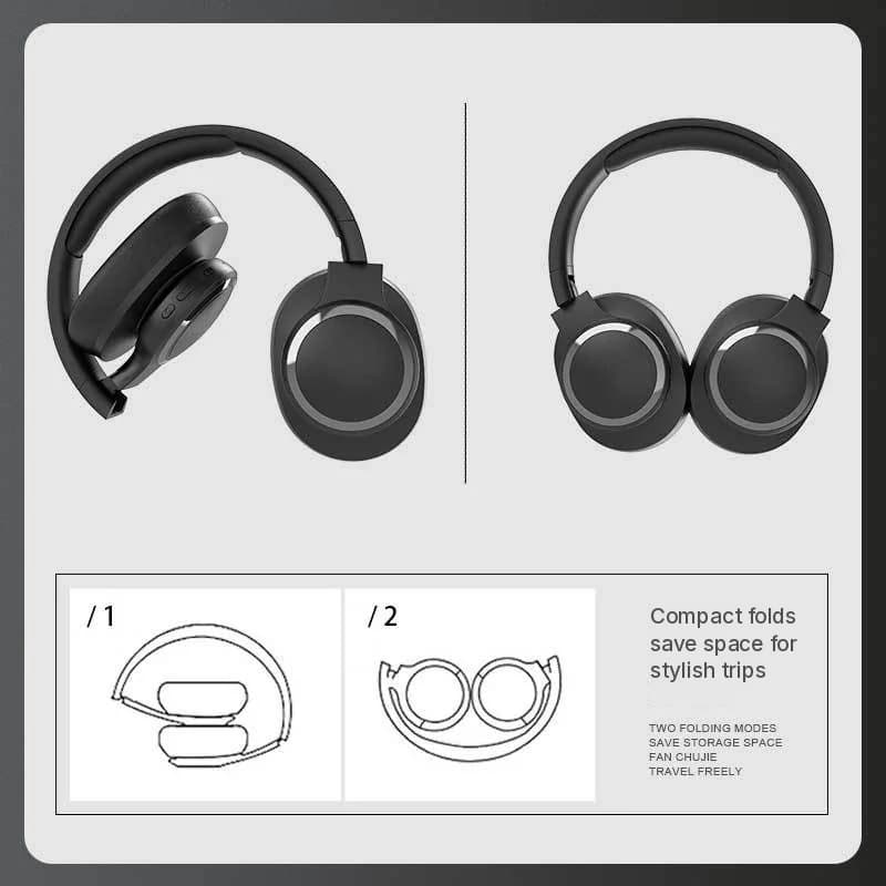 Tai nghe Bluetooth chụp tai có Radio FM và khe thẻ TF