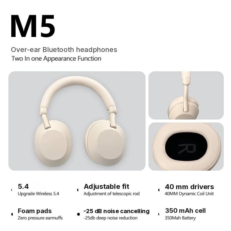 Tai nghe Bluetooth không dây chụp tai ANC khử tiếng ồn chủ động