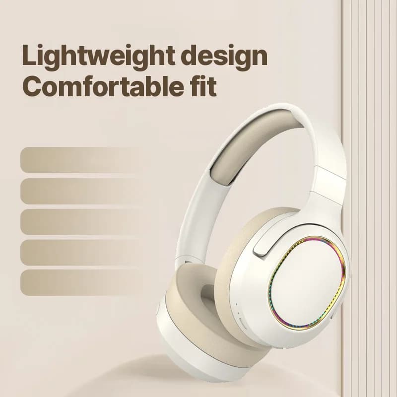 Tai nghe Gaming RGB không dây Bluetooth chụp tai Stereo