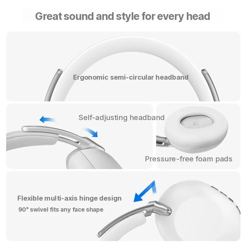 Tai nghe Bluetooth chụp tai không dây chống ồn chủ động