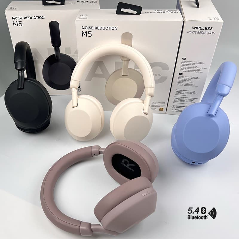 Tai nghe Bluetooth chụp tai không dây chống ồn chủ động Stereo