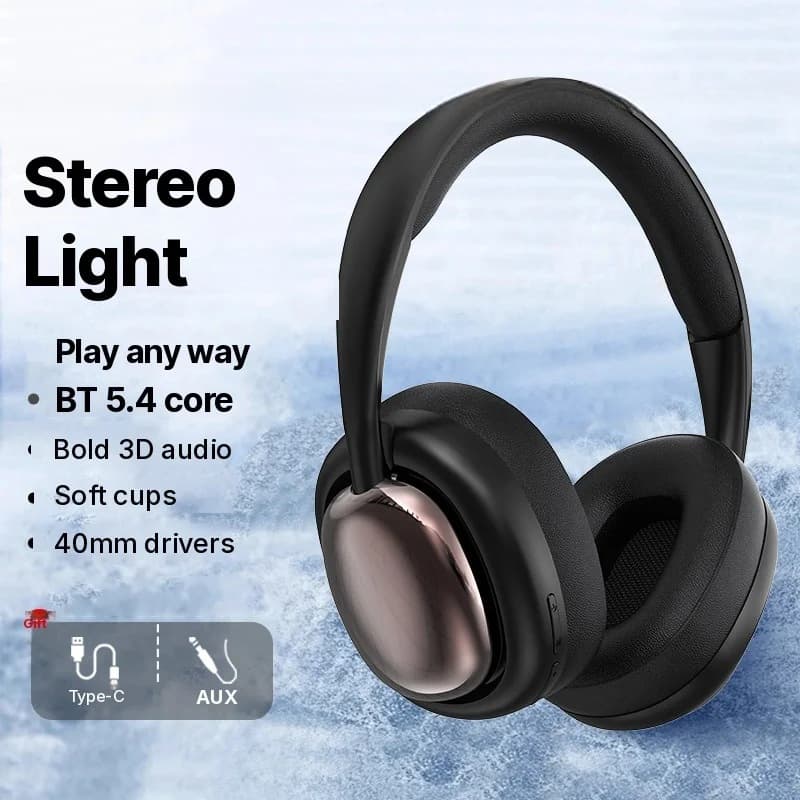 Tai nghe Bluetooth không dây chụp tai có mic, loa 40mm