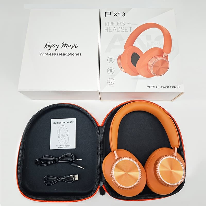 Tai nghe Bluetooth chụp tai không dây chống ồn, kèm hộp đựng
